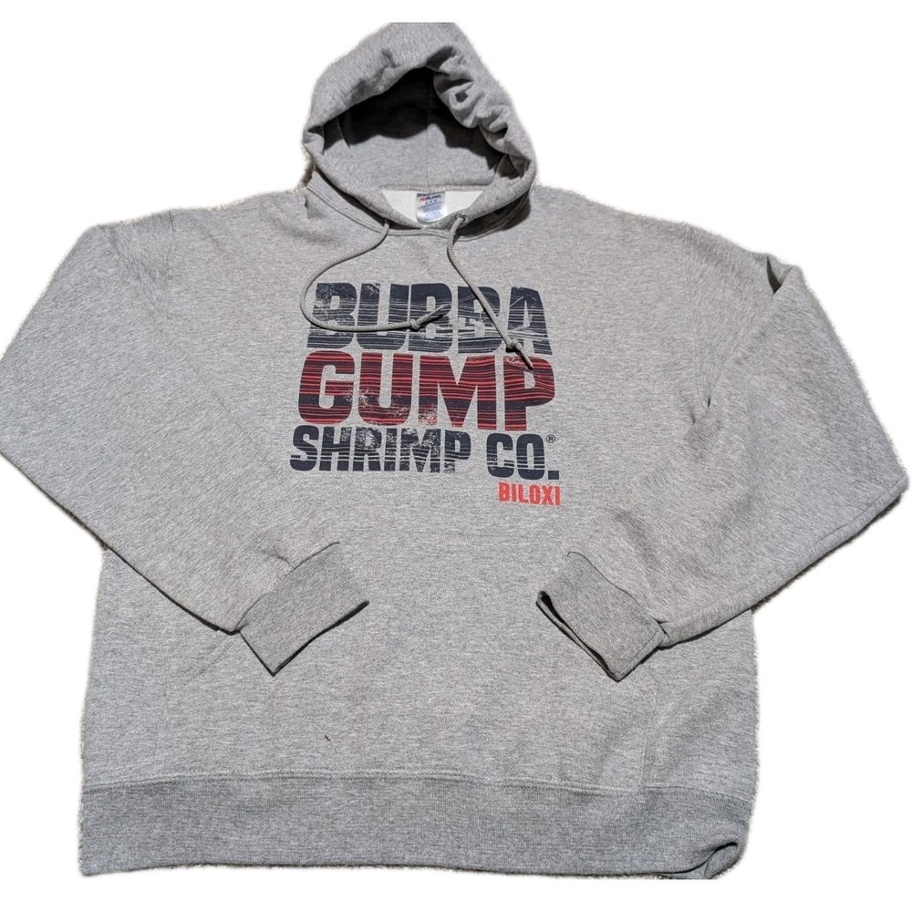 Bubba Gump Shrimp Co. Sweatshirt Mens‎ Hooded Jacket Medium Forest Gump Movie